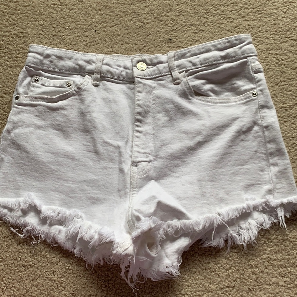 White Distressed Denim Jeans